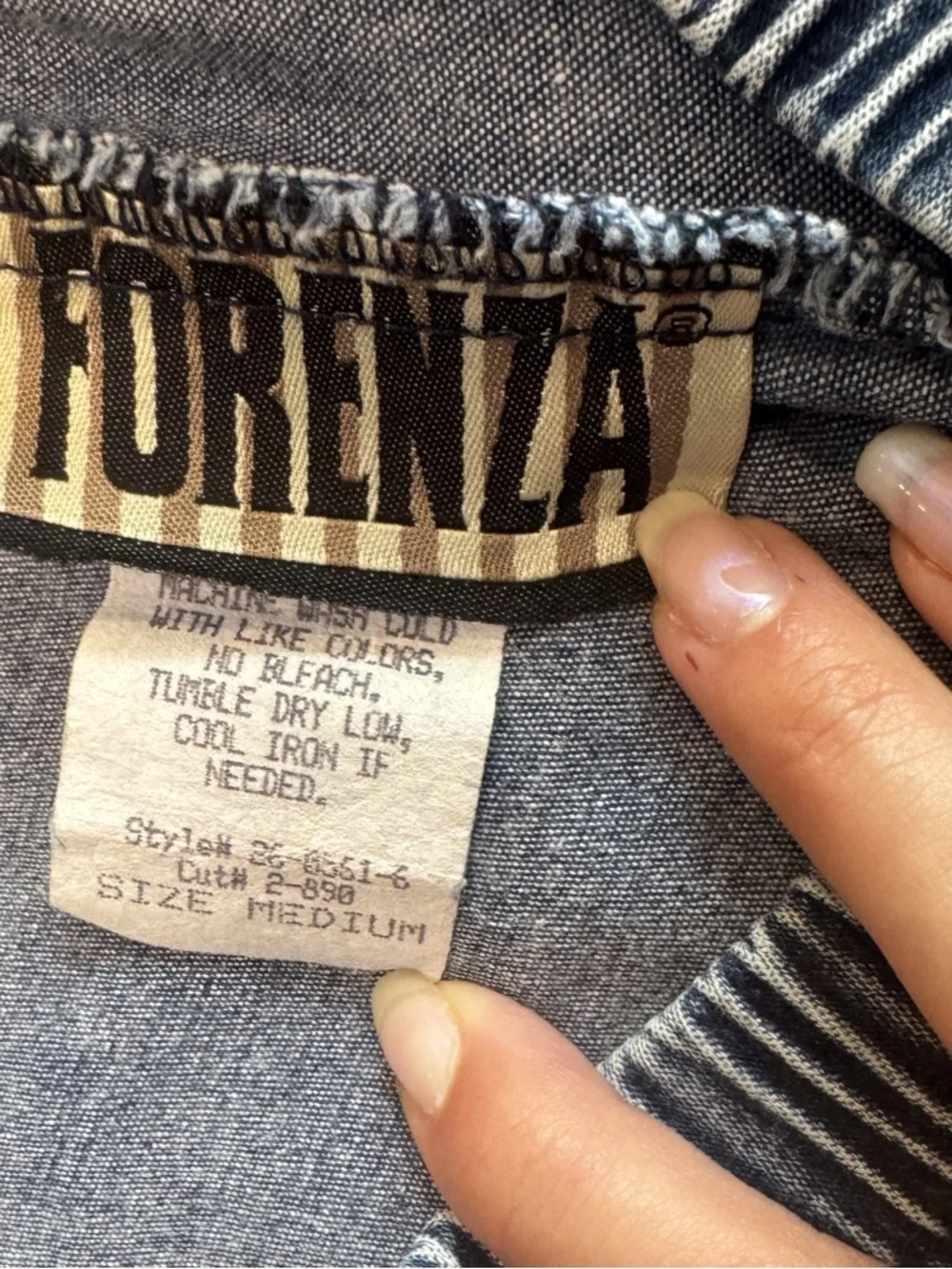 Forenza Blue Wash Women's Long Shorts